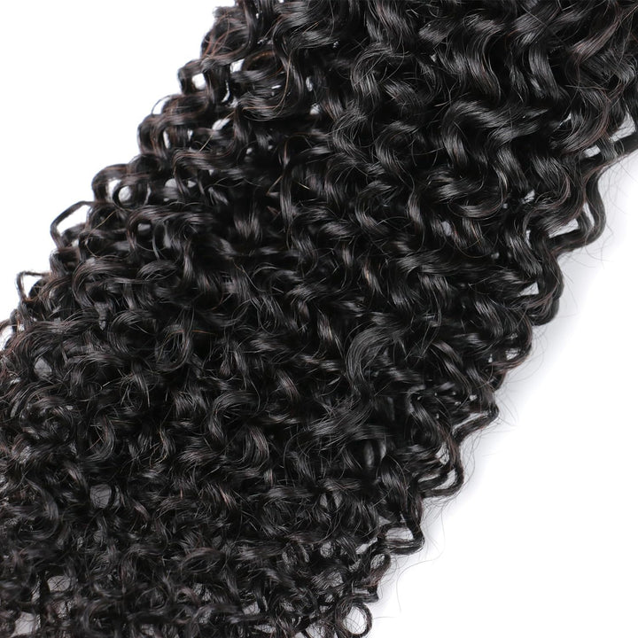 Huarisi Kinky Curly Brasilianisches Haarverlängerungen Tressen, Echthaar Lockig 1 Bundle, Curly Hair