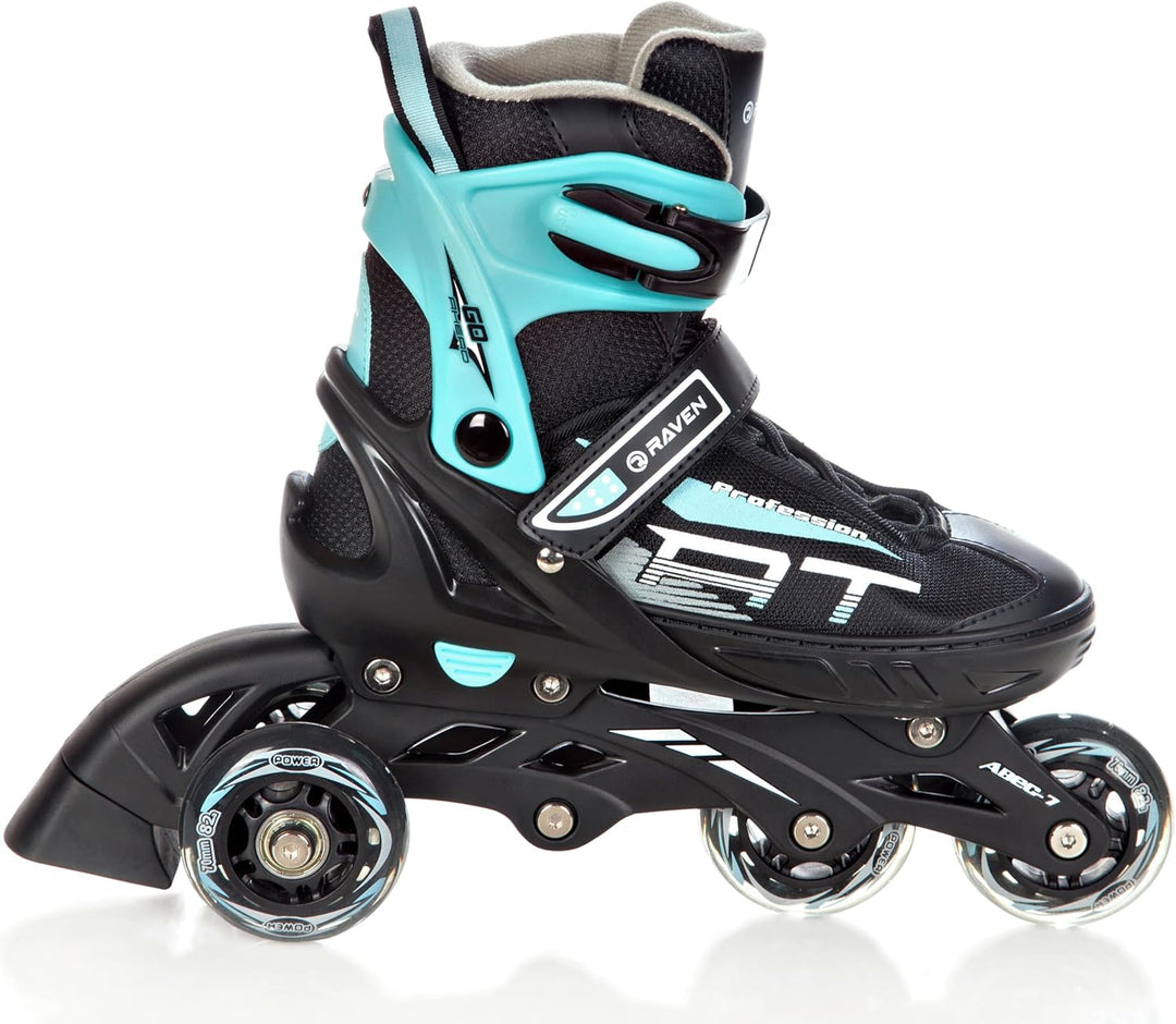 RAVEN Profession 4in1 Inlineskates Triskates Rollschuhe Schlittschuhe Inliner für Kinder und Erwachs