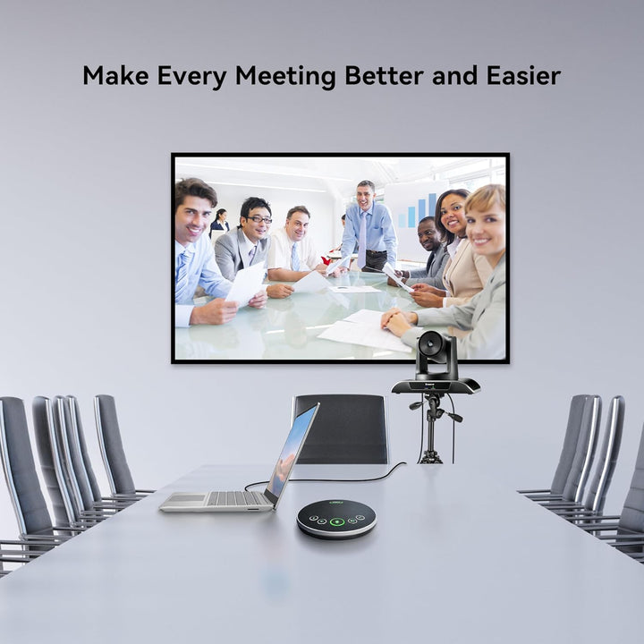 Tenveo PTZ Kamera 3X Optischer Zoom Konferenzkamera USB3.0/HDMI/RS485/RS232 1080P HD 114° Weitwinkel