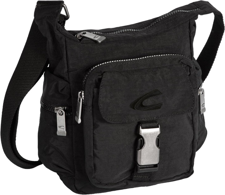 camel active bags Journey Herren Umhängetasche Crossbody Bag Klein 20 x 8,5 x 23 Schwarz, 20 x 8,5 x