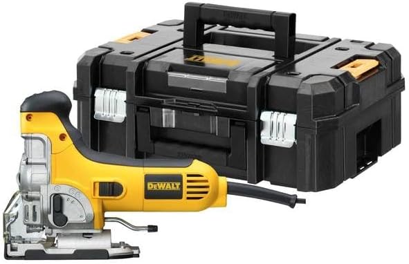 DEWALT - Scie Sauteuse Prise par le Corps - DW333KT-QS Scie Sauteuse avec Poignées en Caoutchouc - C