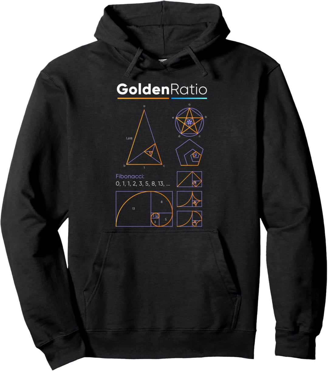 Das Goldene Schnitt-Konzept Pullover Hoodie
