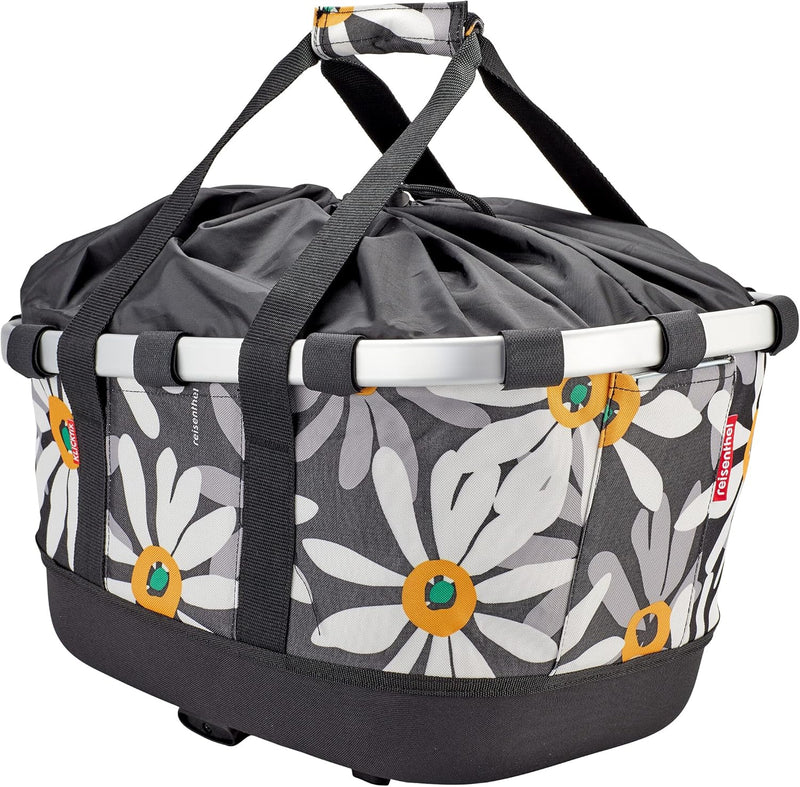 KlickFix Unisex – Erwachsene Bikebasket Gt Fahrradkorb Masse: 33 x 27 x 42 cm Margarite, Masse: 33 x