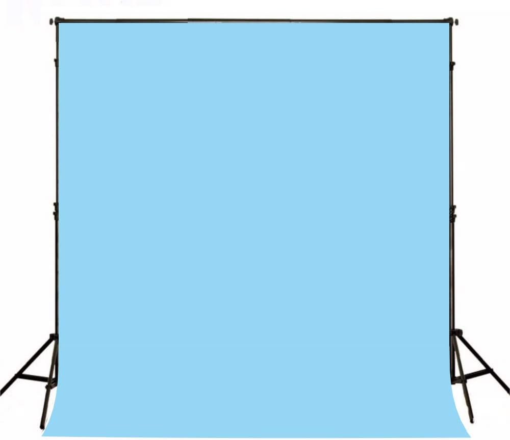 Kate Blauer Fotohintergrund 1,5x2,2m Einfarbiger Fotobox Hintergrund Mikrofaser Nahtlose Porträthint