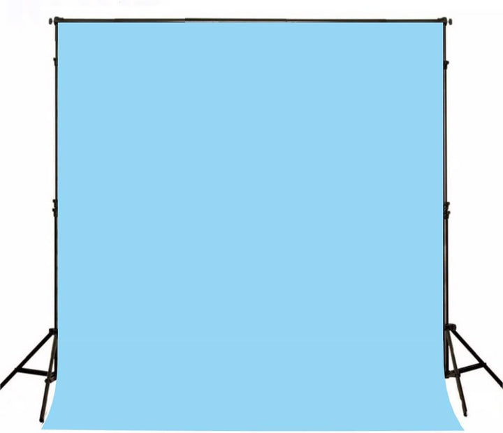 Kate Blauer Fotohintergrund 1,5x2,2m Einfarbiger Fotobox Hintergrund Mikrofaser Nahtlose Porträthint
