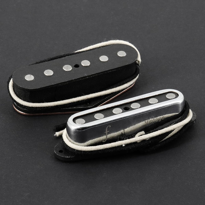 Alnico 5 Tele Bridge Pickup & Neck Pickup Tele Pickup Set Fit Telecaster Gitarre Part Vintage-Schwar