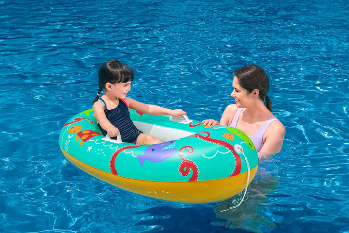 Bestway Happy Crustacean Kinder-Schlauchboot Krusti 110 x 64 x 25 cm