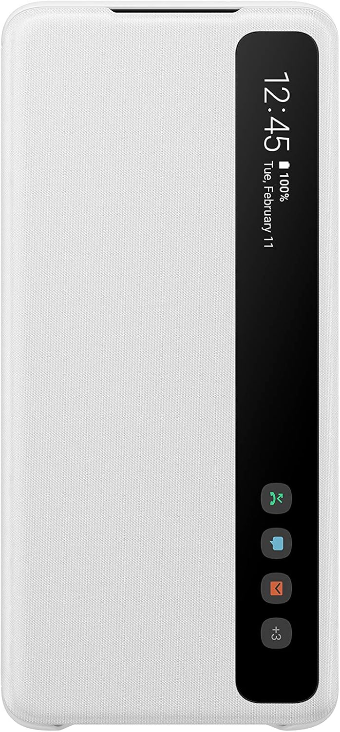 Samsung Clear View Smartphone Cover EF-ZG985 für Galaxy S20+ | S20+ 5G Flip Cover, Handy-Hülle, extr