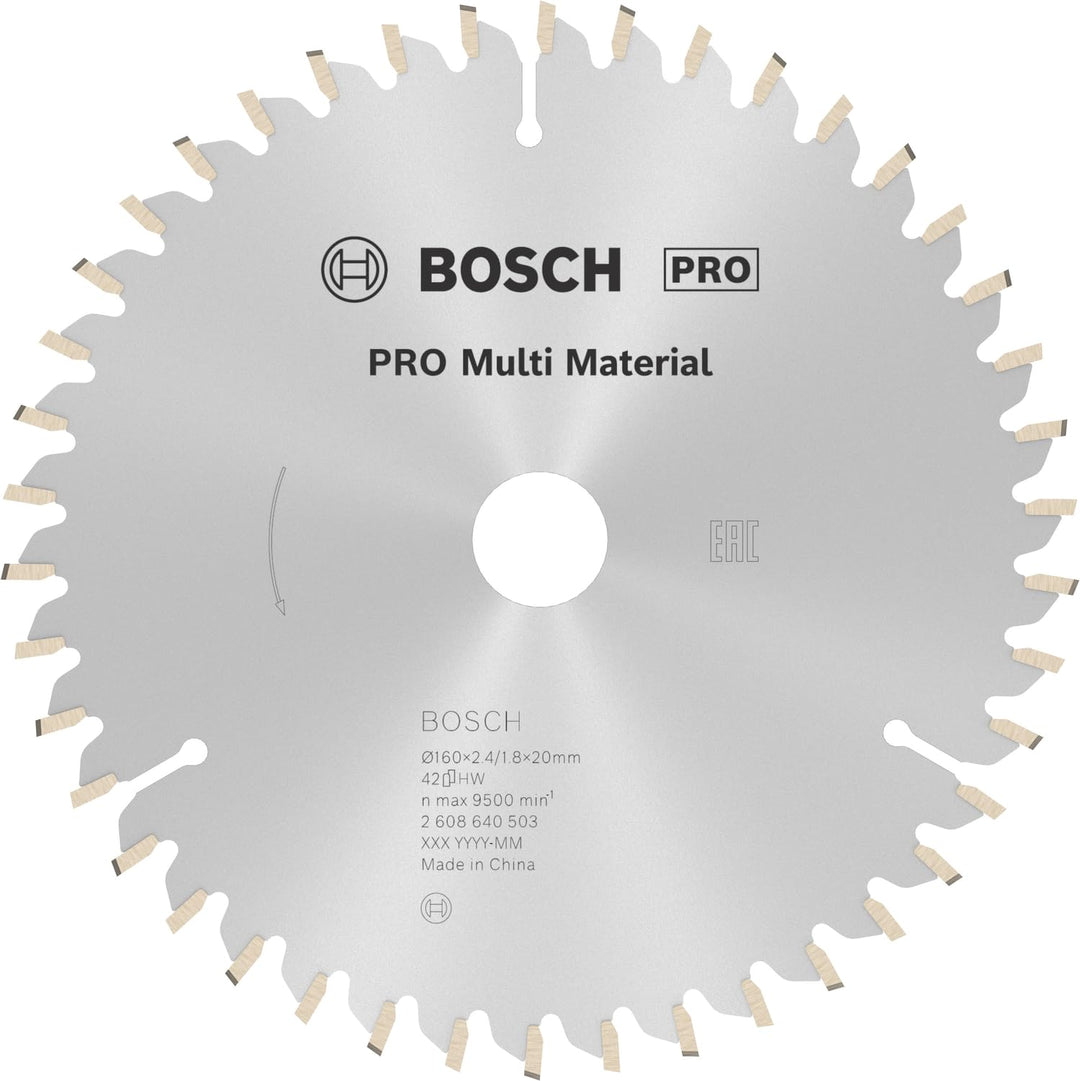 Bosch Accessories Bosch Professional 1x Kreissägeblatt Multi Material (für Multimaterial, Sägeblatt