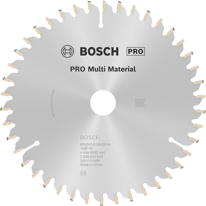 Bosch Accessories Bosch Professional 1x Kreissägeblatt Multi Material (für Multimaterial, Sägeblatt
