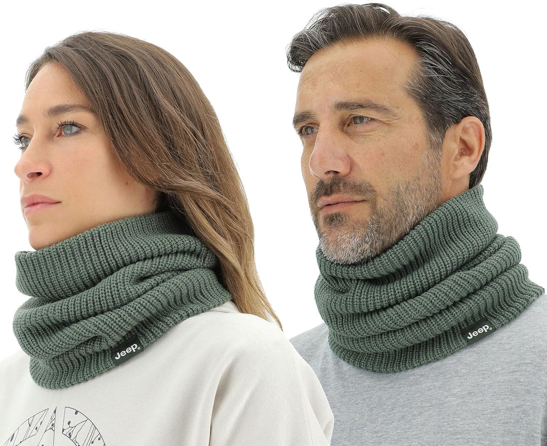 JEEP Unisex J Ribbed Tricot Neckwarmer J22w Head band Einheitsgrösse Agave Green, Einheitsgrö&#