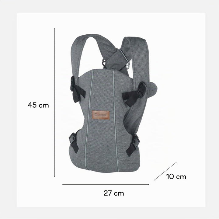 Jané Dual, ergonomische Babytrage, von Geburt bis 15 kg, 3 Positionen, atmungsaktiv und gepolstert,