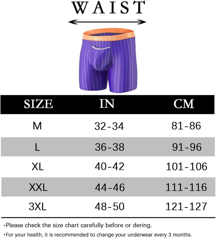 Herren Unterwäsche Offene Boxershorts Briefs Bequem Atmungsaktiv Passform Boxer Unterwäsche Männer M