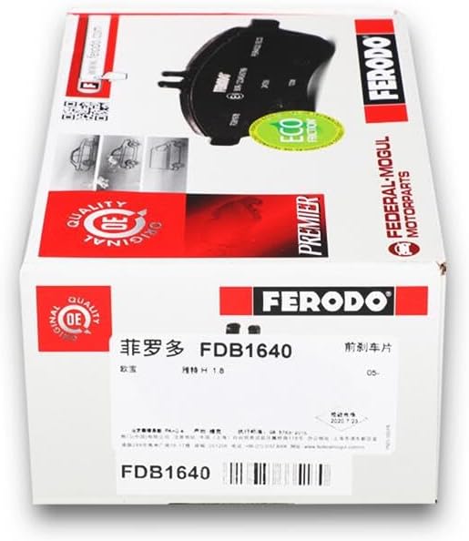 Ferodo FDB1640 PREMIER Bremsbelagsatz, Scheibenbremse - (4-teilig) - (4 Stück)