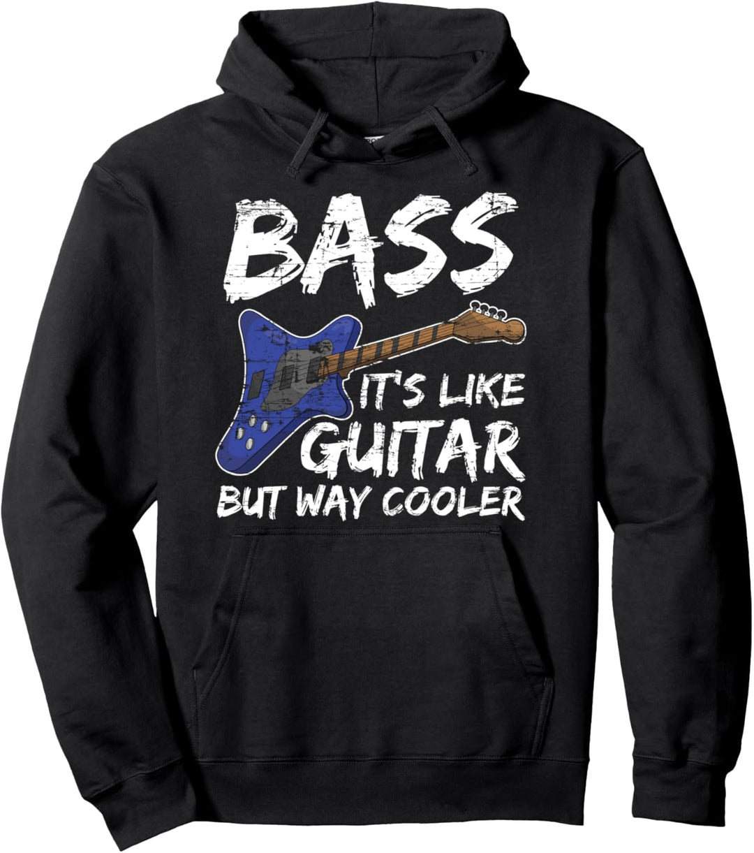 Lustiges Bassisten Musik Band Geschenk Bass Gitarre Pullover Hoodie