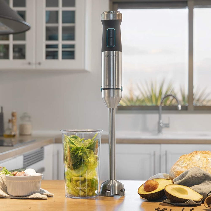 Cecotec Stabmixer Power TitanBlack 1500 XL Cream. 1500 W, CrossBlades Technologie mit 4-Klinge-Blätt