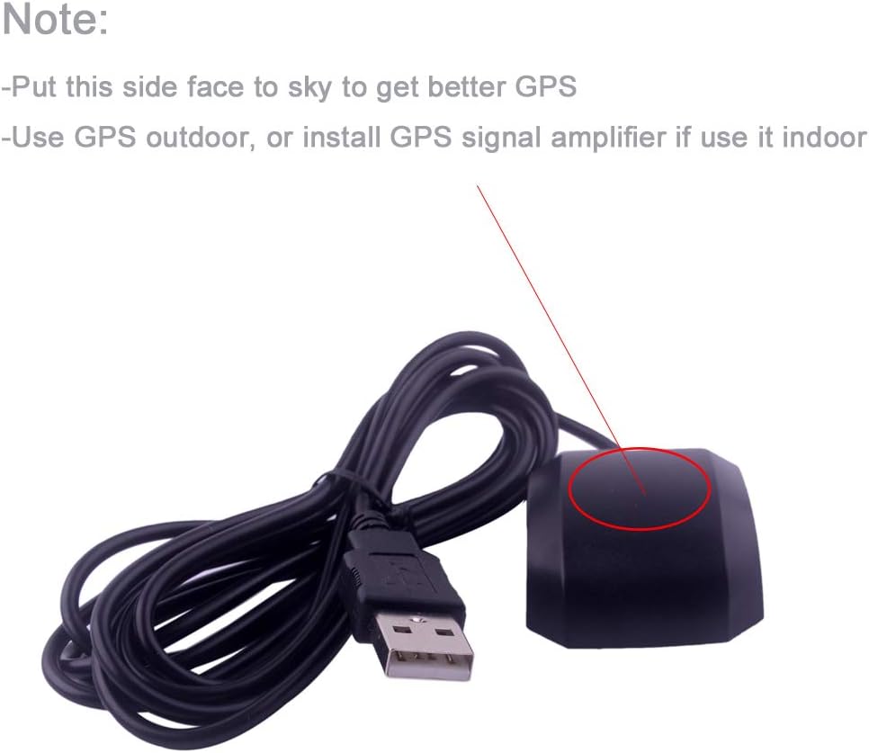 DIYmalls VK-162 G-Mouse Remote Mount USB GPS Dongle Empfänger Externe Antenne für Raspberry Pi Linux