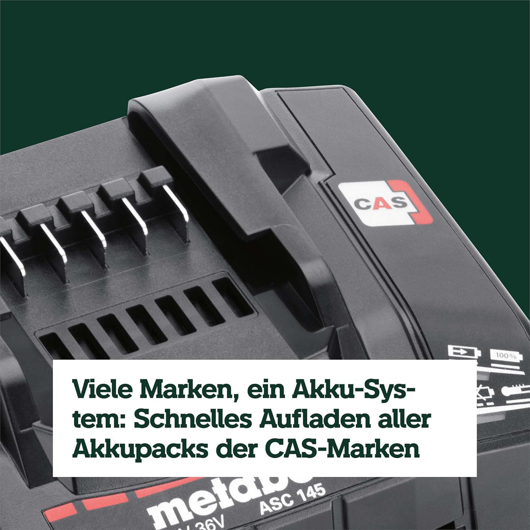 Metabo Schnellladegerät ASC 145 , 12-36 V, "AIR COOLED", EU - 627378000