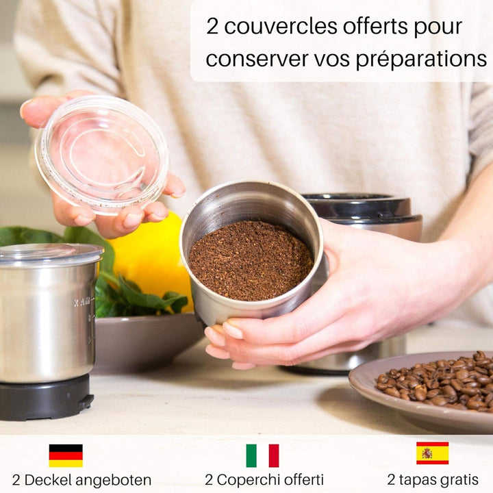 Kaffeemühle Elektrische - Schlagmesser Kräftige - mahlen Kaffeebohnen Gewürze Kräutern Nüsse