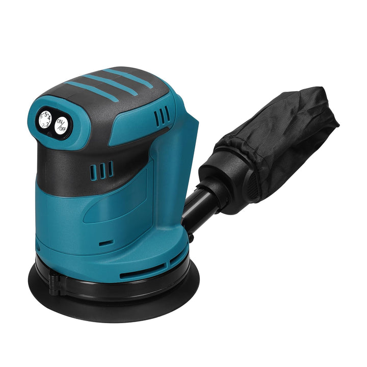Weytoll Exzenterschleifer, Geschwindigkeit 125 mm, bürstenloser Motor 12000 U/min (für Makita-Akku 1