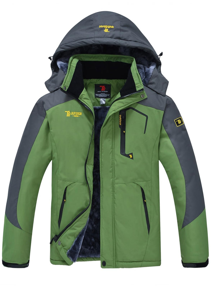 YSENTO Herren Skijacke Winterjacke Softshelljack Wasserdicht Warm Gefüttert Outdoor Funktionsjacke m