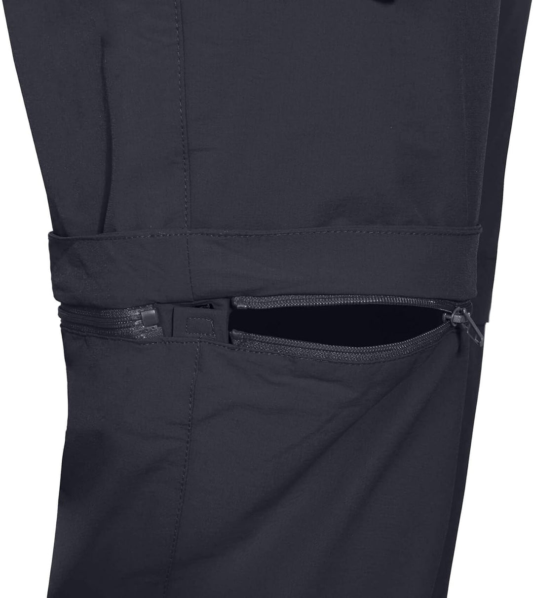 Bergson VIDAA Comfort Zipp Off (Slim) | Damen Wanderhose - schmaler Schnitt - Bermuda Zipp Off - lei