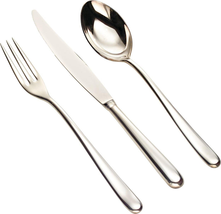 Alessi Caccia Besteckgarnitur 24tlg. Edelstahl glänzend poliert, Silber, 4.3 x 36 x 7.2 cm