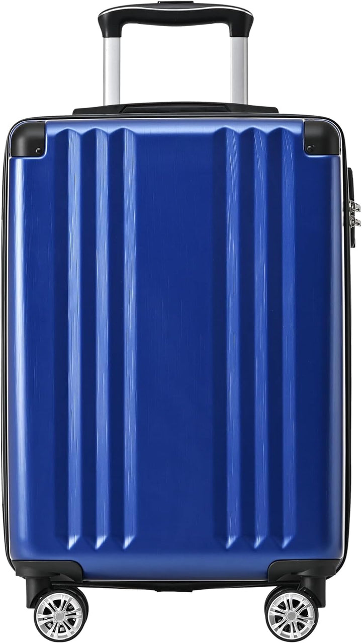 Merax Koffer Hartschalen-Koffer Trolley Rollkoffer Reisekoffer Handgepäck, TSA Zollschloss, 4 Rollen