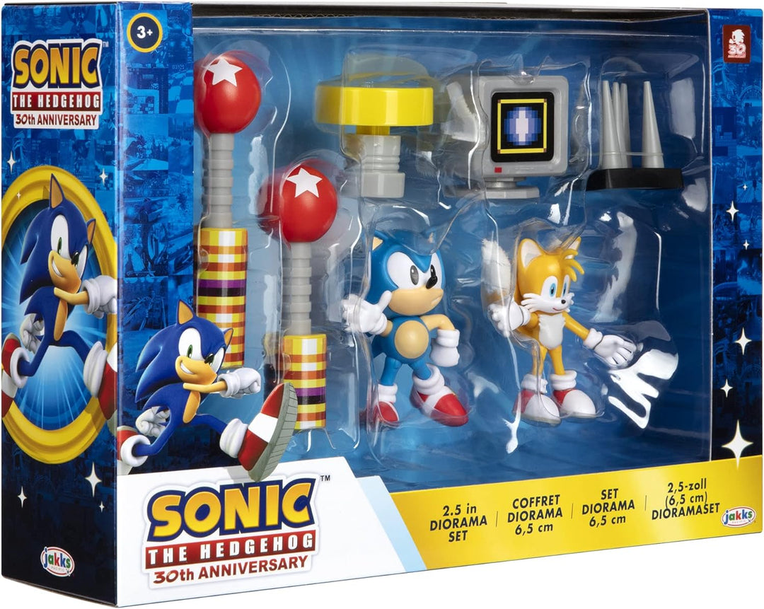Sonic The Hedgehog 2.5 Inch Figuren, Mehrfarbig, 10 x 2.75 x 7 inches