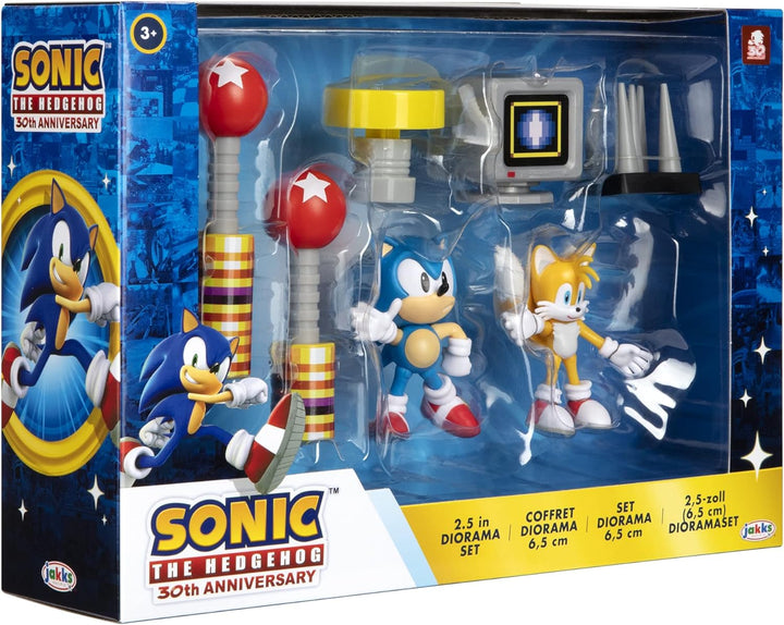 Sonic The Hedgehog 2.5 Inch Figuren, Mehrfarbig, 10 x 2.75 x 7 inches