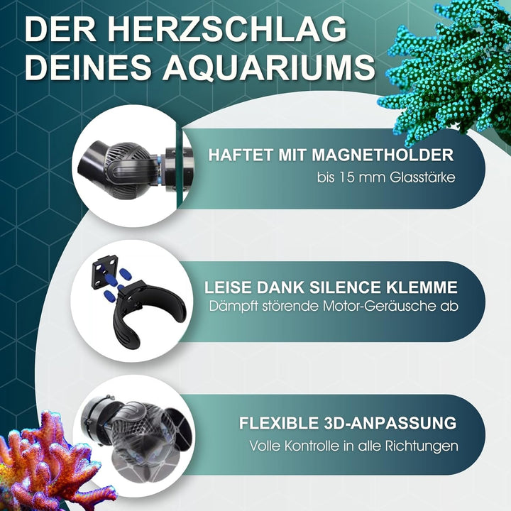 TUNZE Turbelle Stream 6125 Strömungspumpe 6125.000 Schwarz 12.000l/h (Model 6125) Schwarz 12.000l/h