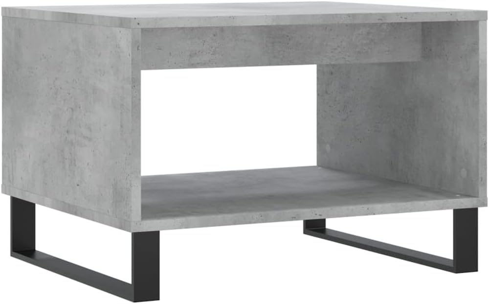 vidaXL Couchtisch Betongrau 60x50x40 cm Holzwerkstoff, Betongrau