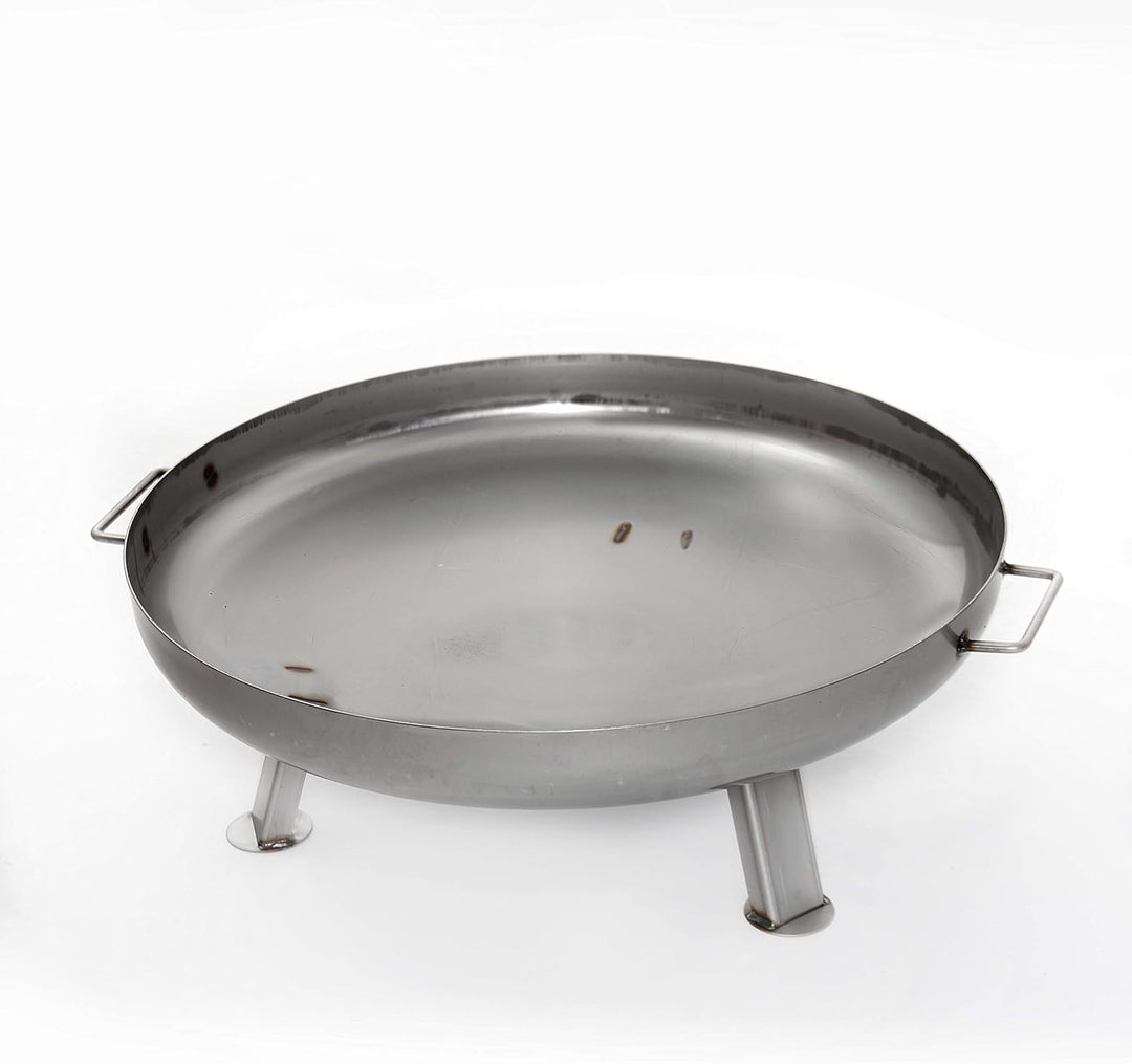 Czaja Stanzteile Edelstahl Feuerschalen Kiel Ø 55 cm aus rostfreiem, hitzebeständigem Edelstahl, Feu