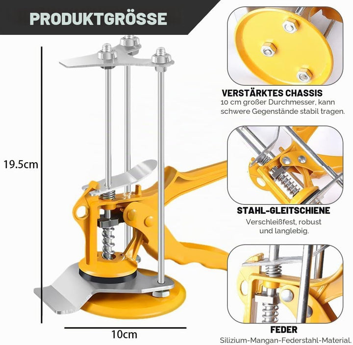 Geoyien Höhenversteller für Fliesen, Präzisions-Locator, Handheld Jack, robust und langlebig, geeign