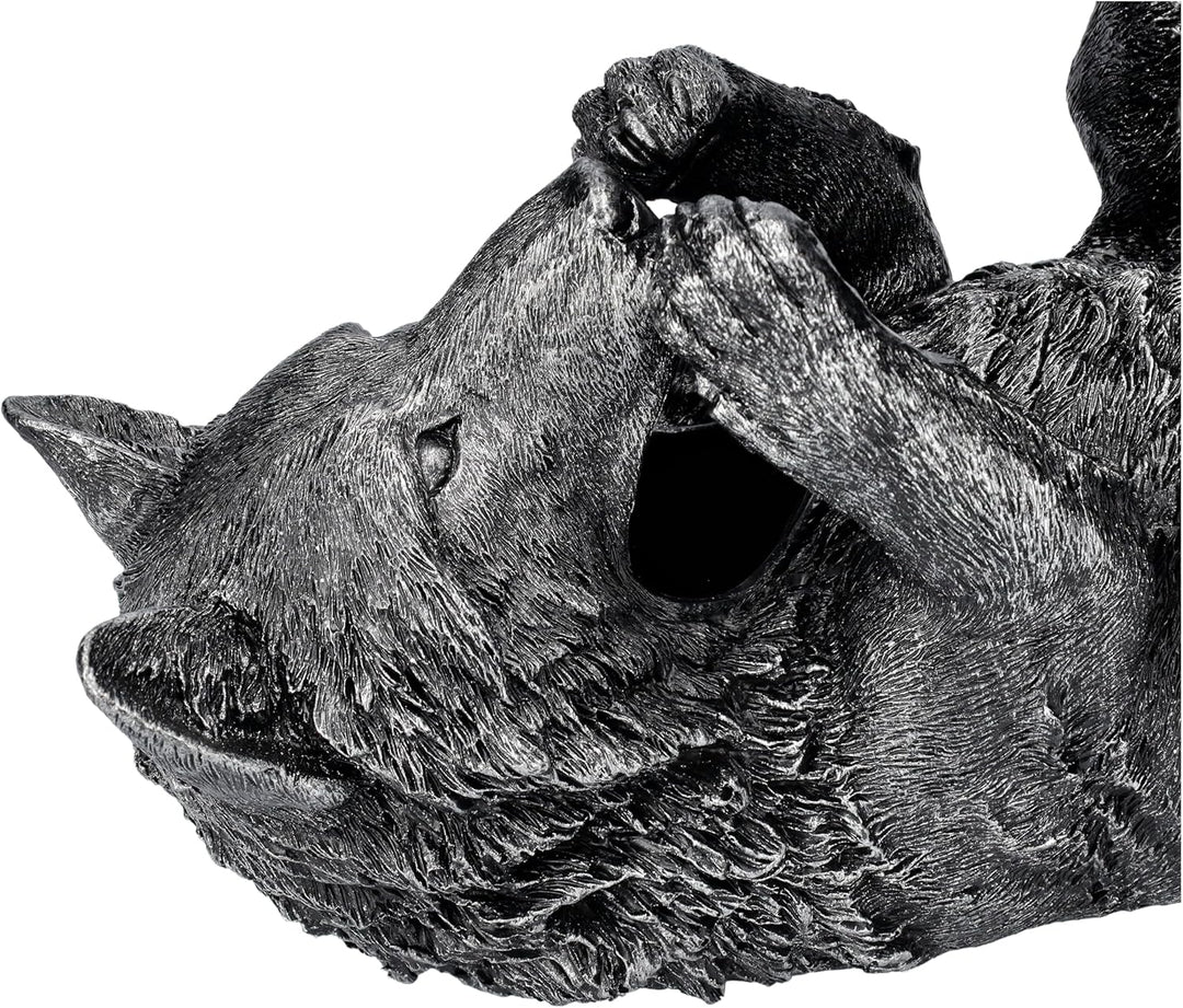 Flaschenhalter Wolf Figur 22,5 cm - Weinhalter Wolfsfigur Deko Statue