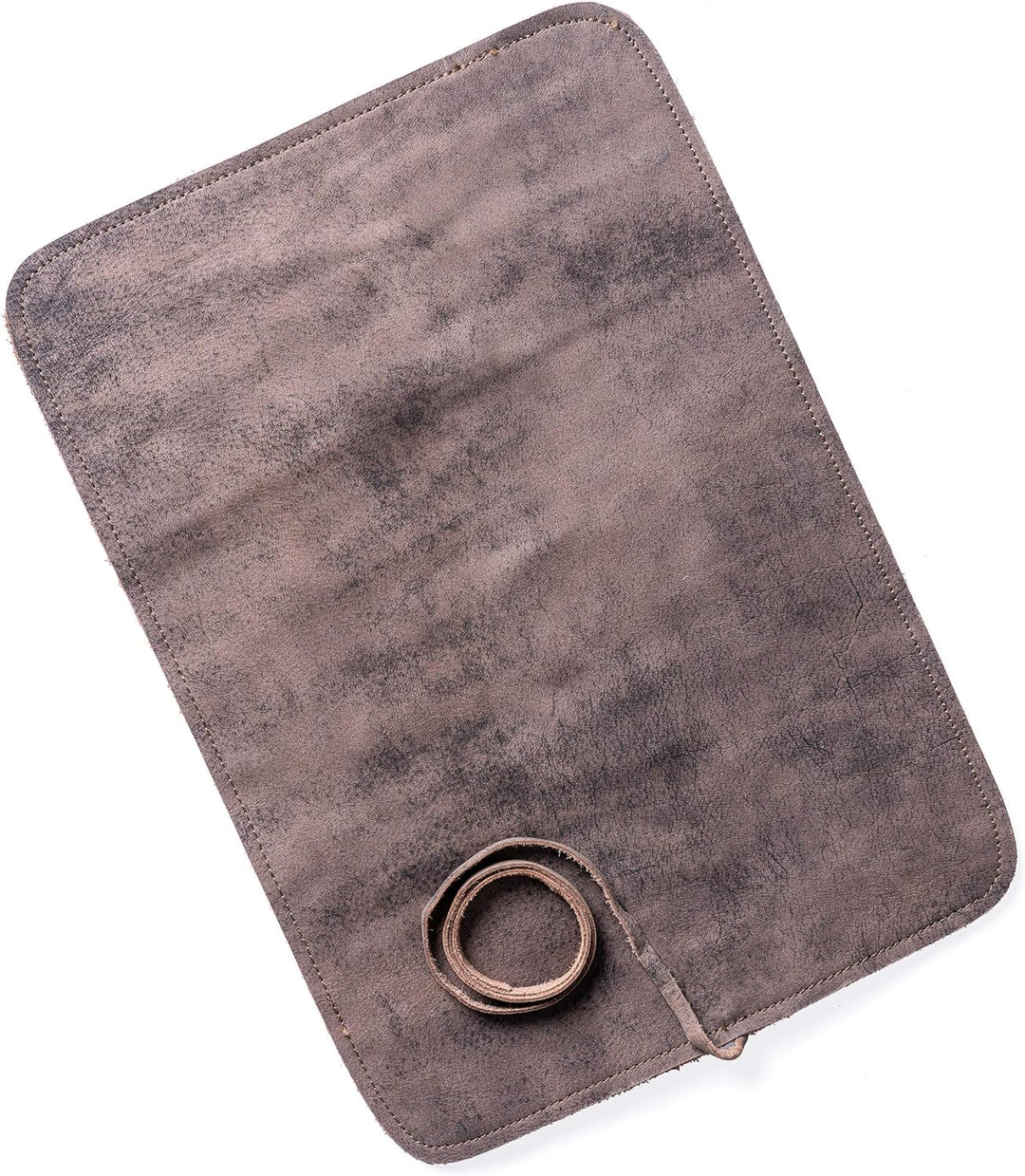 Hochwertige 7-Fach Echt-Leder Kochmesserrolle"Steve" – Rolltasche Werkzeugtasche verschliessbar - Me