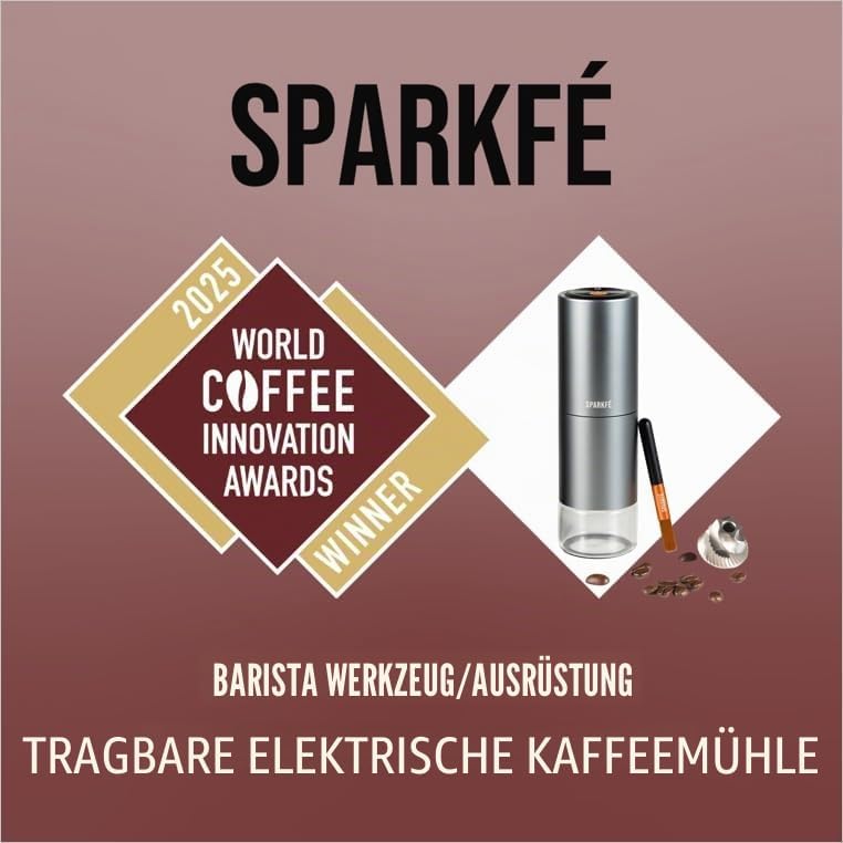 Tragbare elektrische Kaffeemühle, wiederaufladbare kabellose Handmühle mit konischem Frässtift aus E