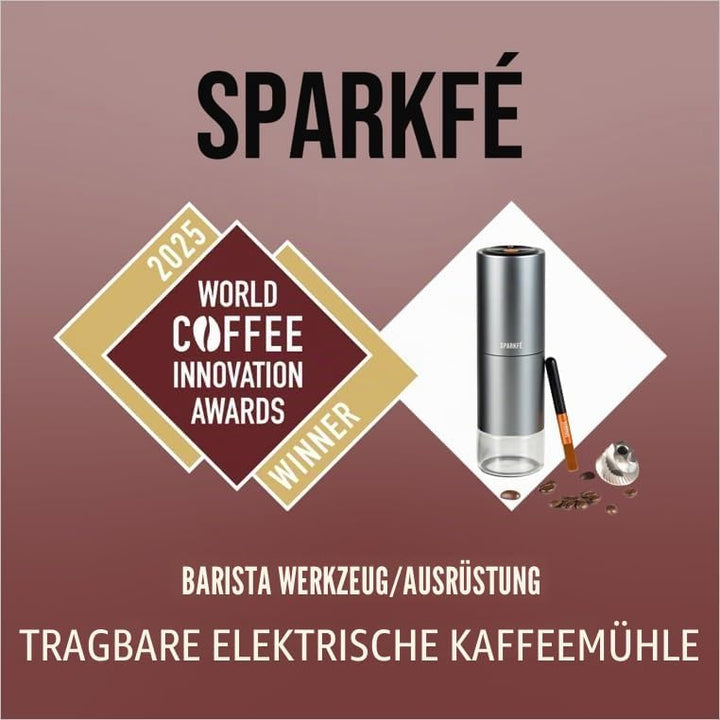 Tragbare elektrische Kaffeemühle, wiederaufladbare kabellose Handmühle mit konischem Frässtift aus E