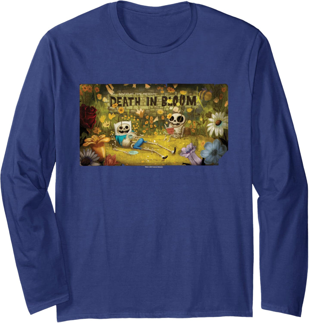 Adventure Time Death In Bloom Card Langarmshirt
