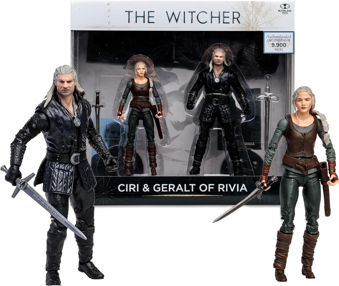McFarlane Toys The Witcher Actionfigur Geralt und Ciri (Netflix Season 3) 18 cm