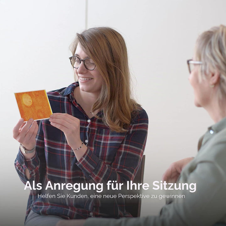metaFox Galerie der Gefühle | 52 abstrakte Gefühlskarten für Therapie, Coaching und Reflexion | Hoch