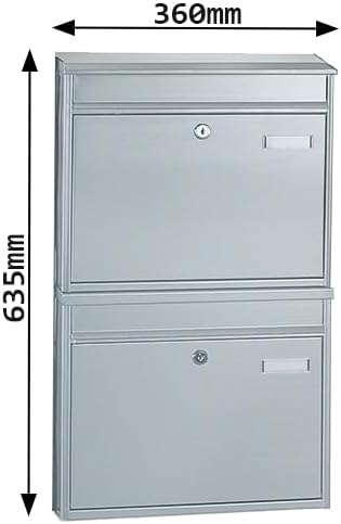 Profirst Mail PM 375 Briefkastenanlage Edelstahl