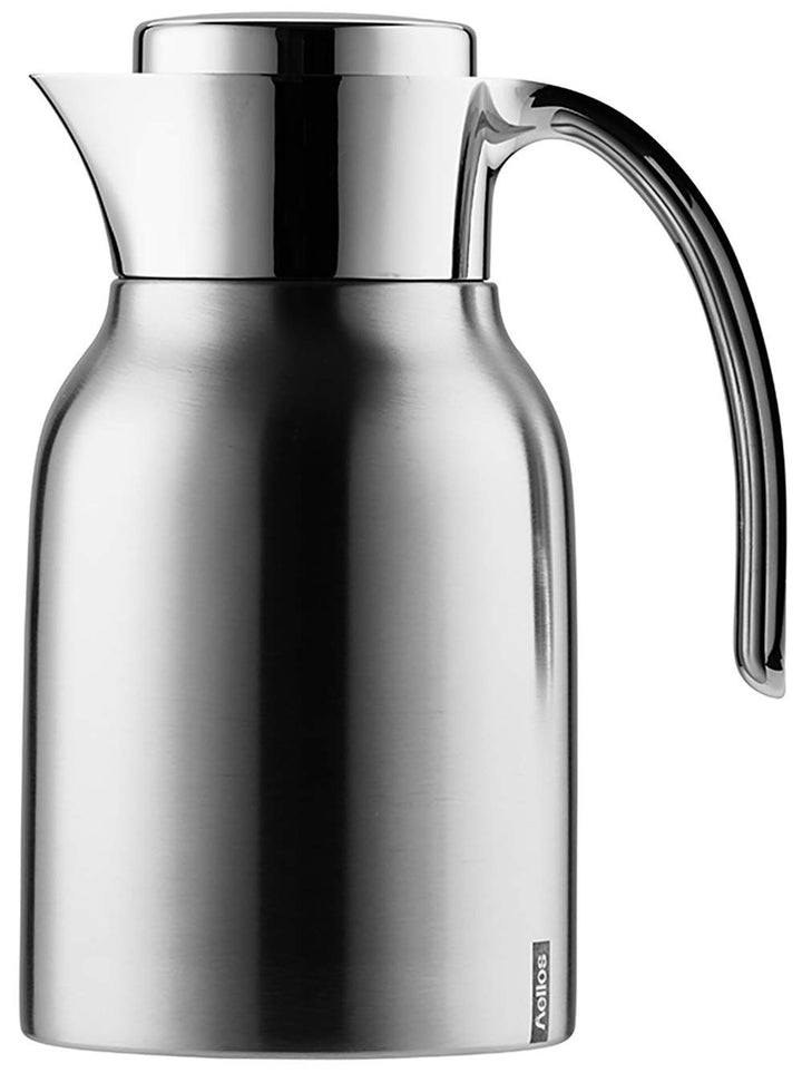 Helios Meeting Edelstahl-Isolierkanne, matt, 1 Liter 1,0 Liter, 1,0 Liter