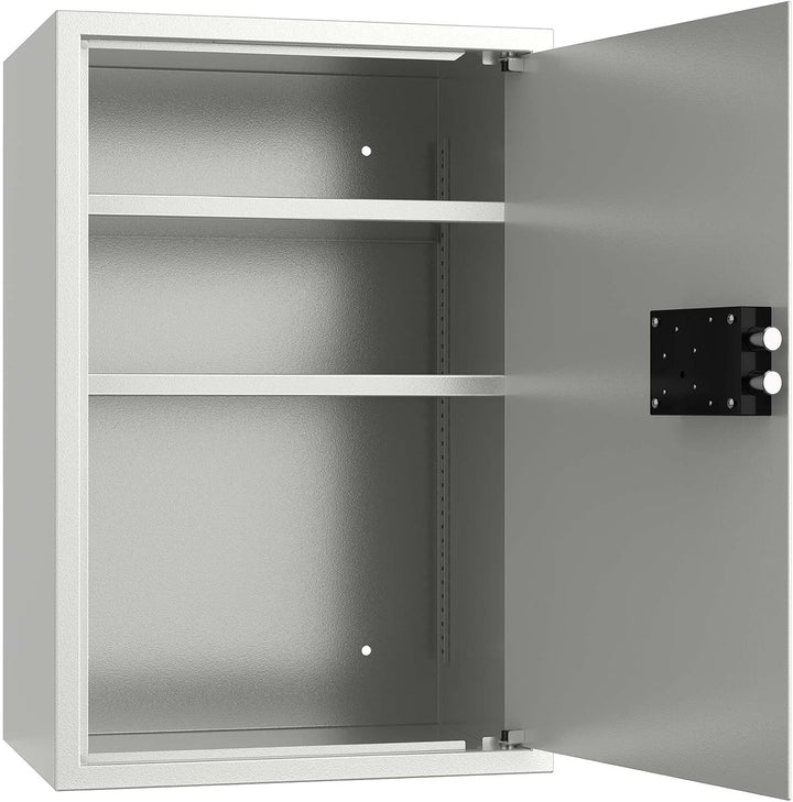 Profirst Möbeltresor Guardian 5 Stahl Doppelbartschloss 2 Schlüssel 2 verstellbare Fachböden Filzunt