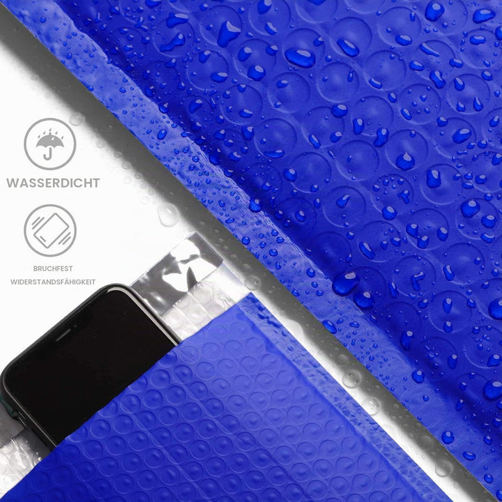 Switory 50 Stück Versandtaschen A5 Polsterumschläge 15,3 cm x 26,9 cm Poly Bubble Mailer Gepolsterte