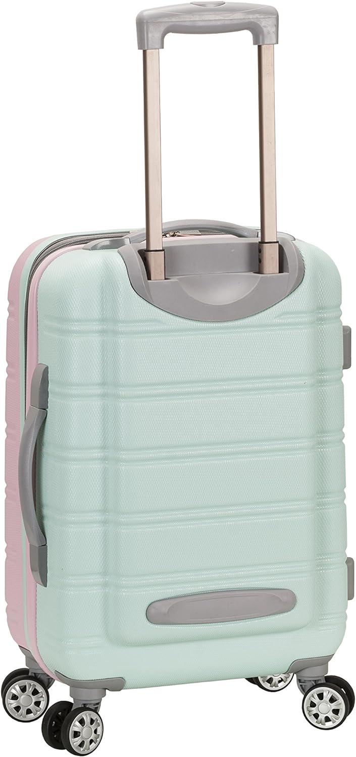 Rockland Melbourne Hardside Erweiterbares Spinner-Rad Gepäck, Minze, 3-Piece Set (20/24/28), Melbour