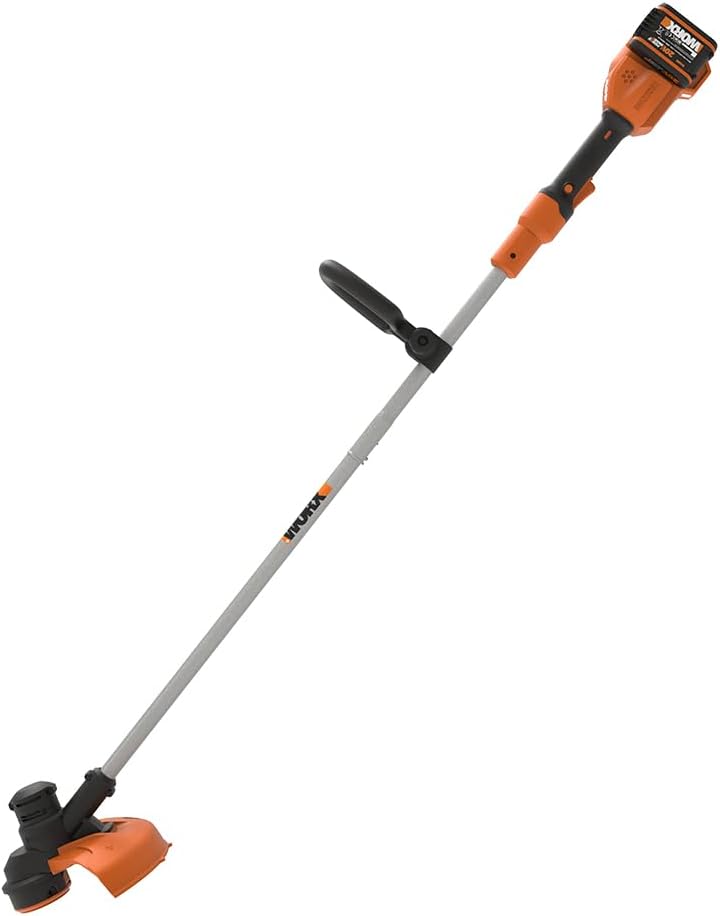 WORX WG183E 40V Akku-Fadenschneider mit Zwei Akkus und Ladegerät, 33cm Schnittkapazität, AutoFeed Me