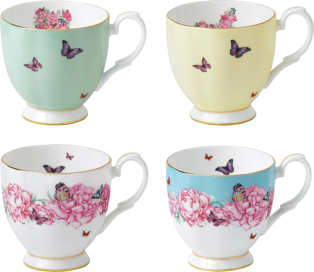 Miranda Kerr von Royal Albert Gratitude Tasse, Bone China Porzellan, weiss, 0,3 Liter