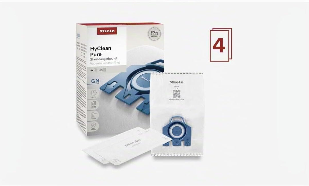 Miele Original Zubehör - HyClean 3D Efficiency GN Staubsaugerbeutel / Schliesst den Staub sicher im