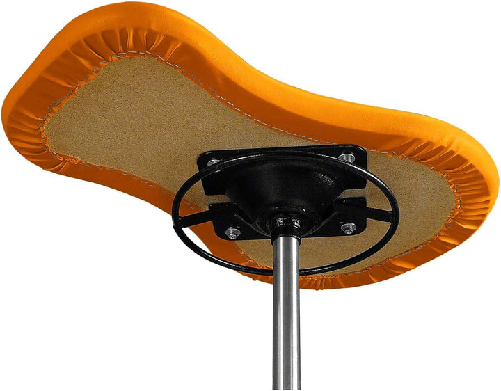 Sport-Tec Therapiehocker Exklusiv mit Polster und Rollen, Praxishocker, Rollhocker Mango, Mango